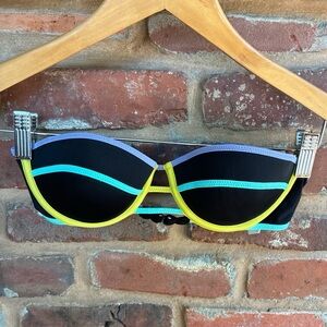 Victoria’s Secret Colorful Strapless Bikini Top